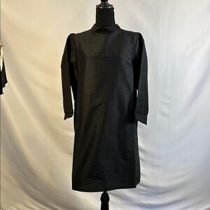 Elegant Black Bow Dress